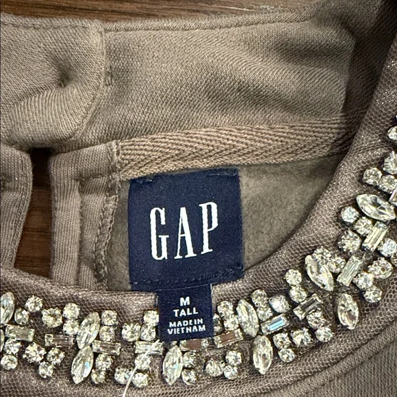 Embellished Tan Sweatshirt - Picture 3 of 6